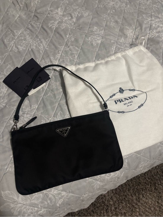 Prada Handbags - Prada Black Nylon Shoulder mini bag NWOT *not accepting offers*